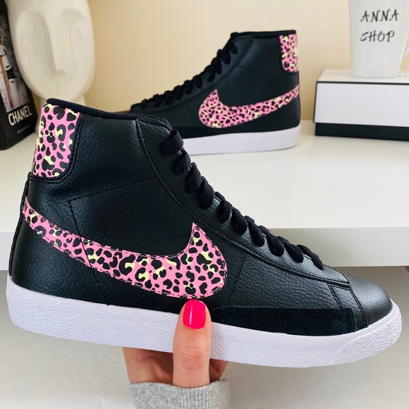 Nike Shoes - NEW Nike blazer mid black rare